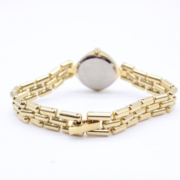 J.B Champion Watch Womens Gold Tone Stainless Steel Classic Quartz Gold Dial - Picture 7 of 8